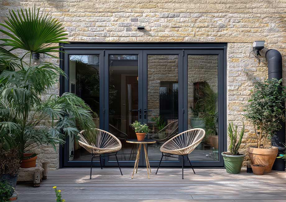 Aluminium Bi-Folding Patio Doors